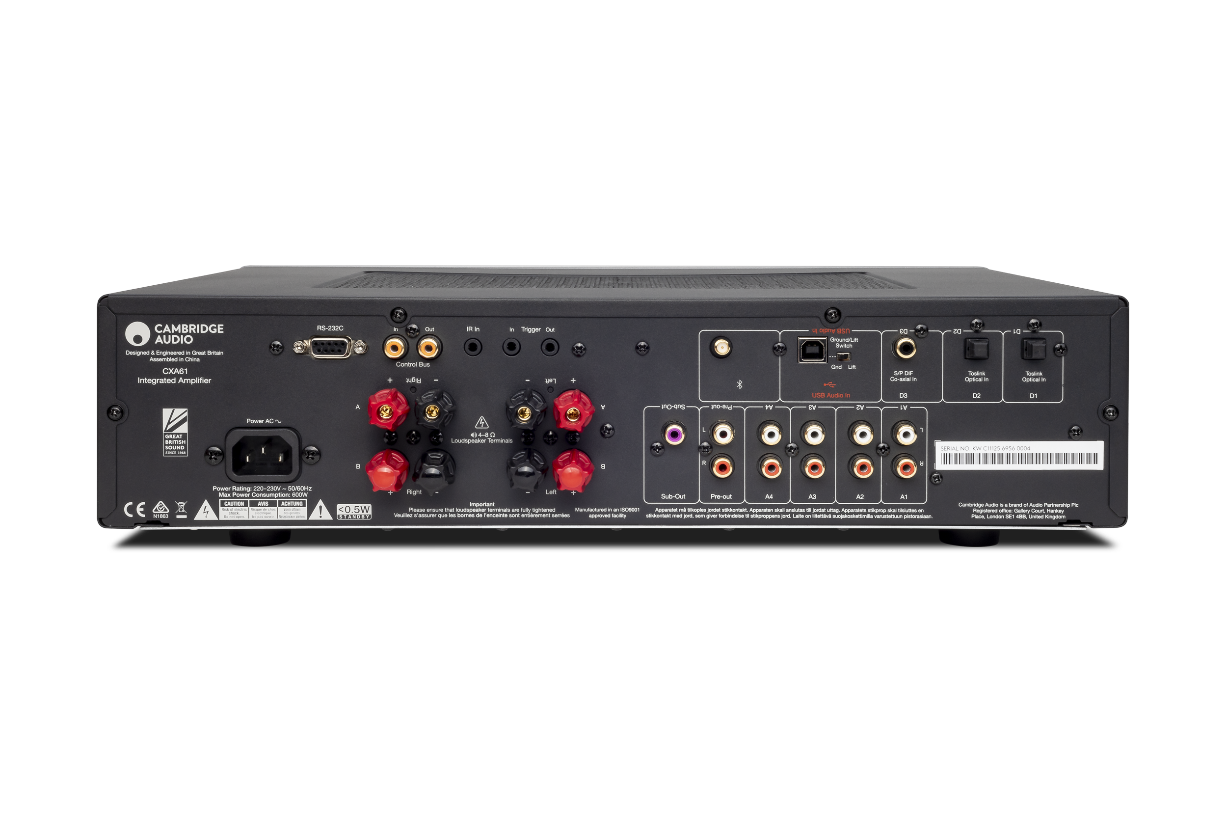 Amplificador Integrado CXA61 Cambridge Audio