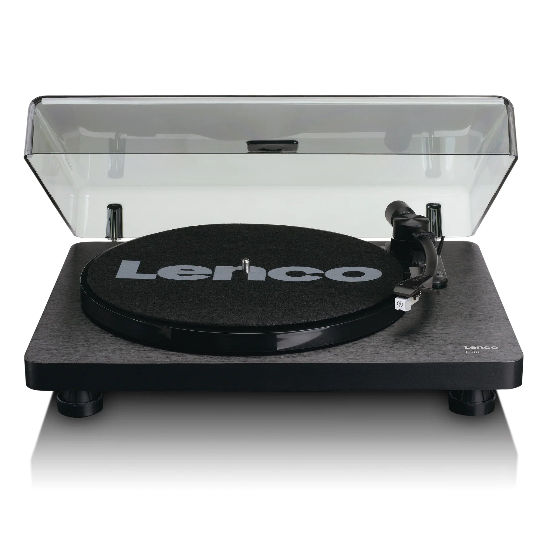 Tornamesa Lenco L-30 Black USBPC Capsula Audio-Technica AT3600