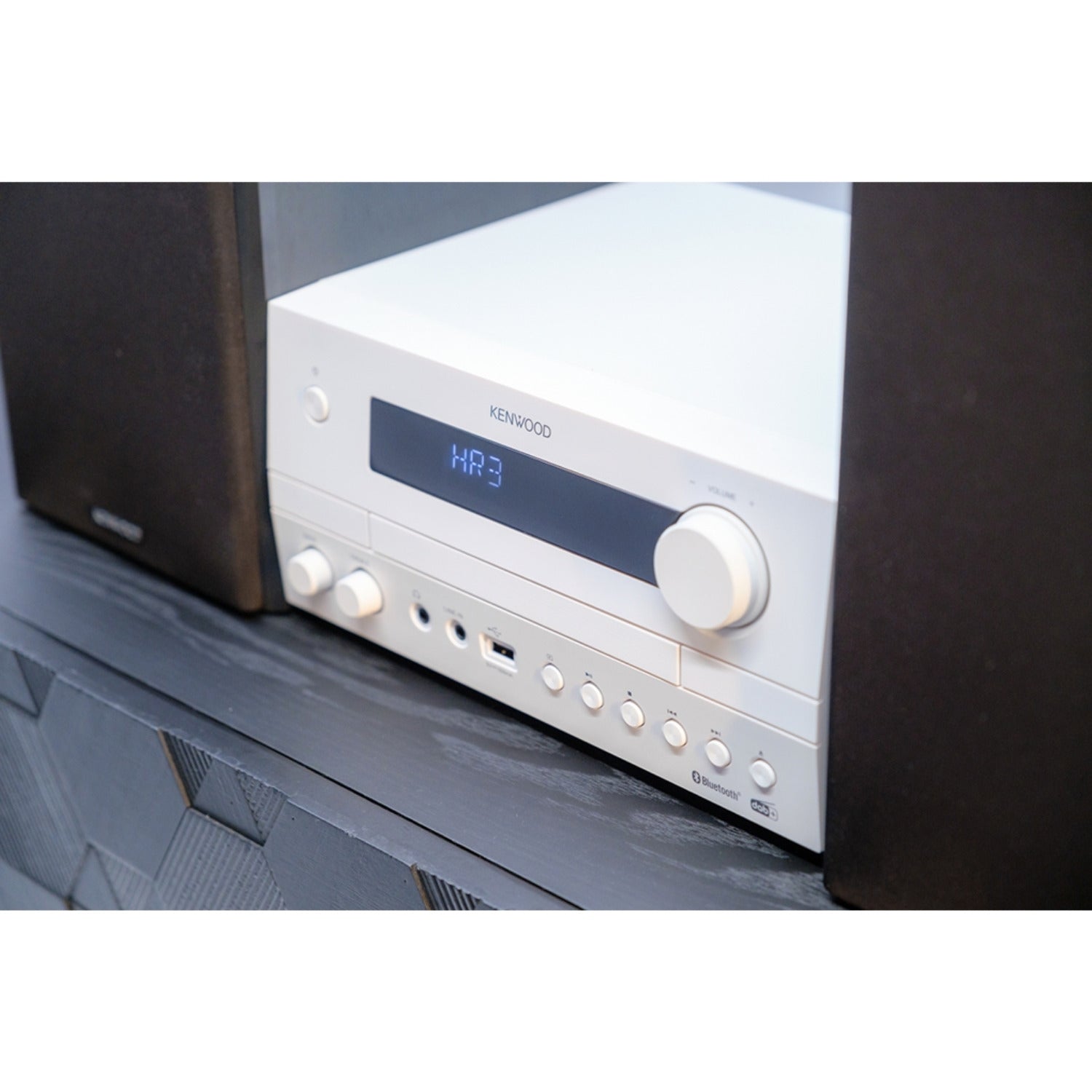 Microcomponente Kenwood M-822DAB-W CD-Player, USB, Bluetooth, Radio FM