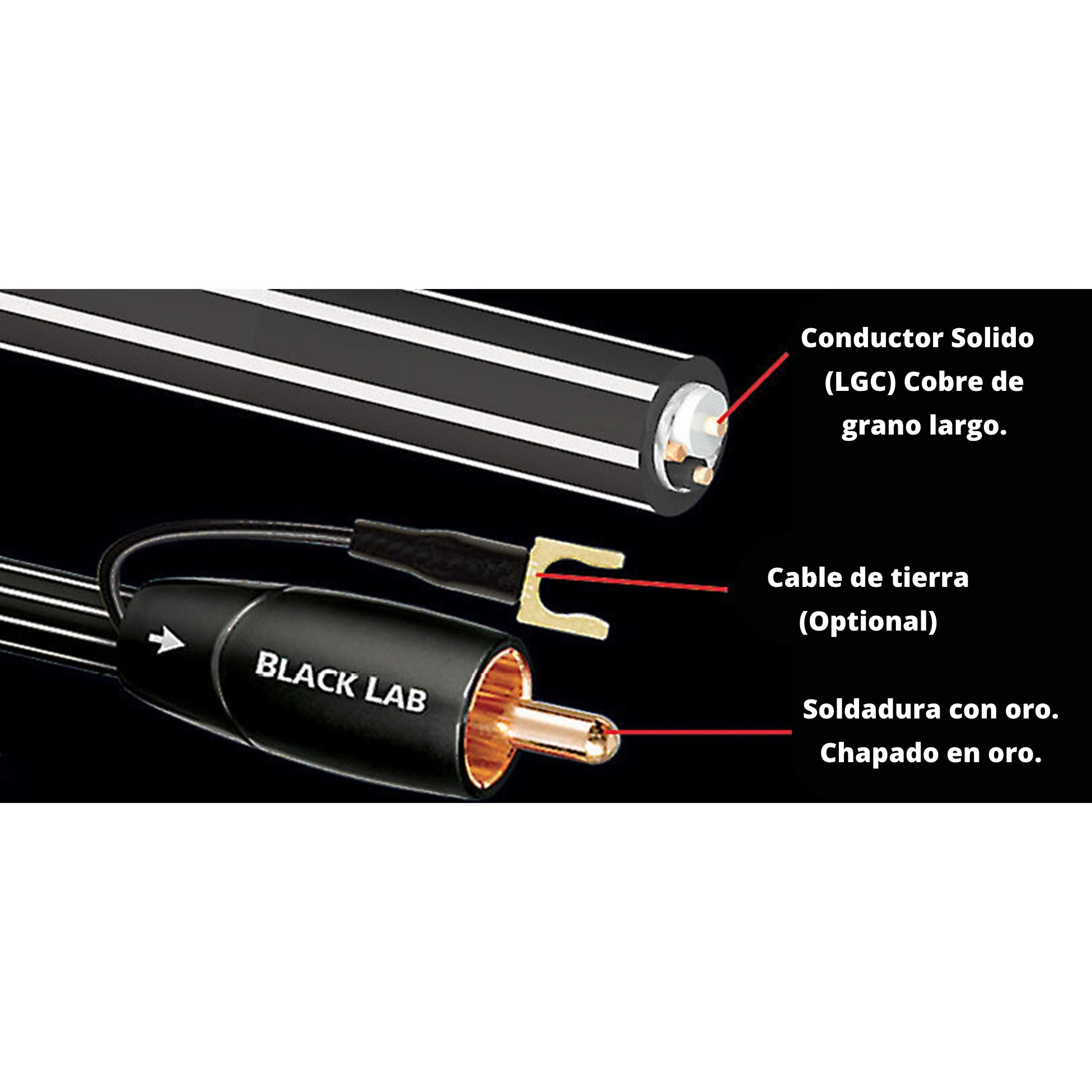 Cable para Subwoofer Black Lab LGC Audioquest