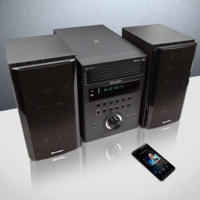 Microcomponente Sharp CD-Player 5 Disco USB Bluetooth NFC Radio AM/FM SH-XL-BH250