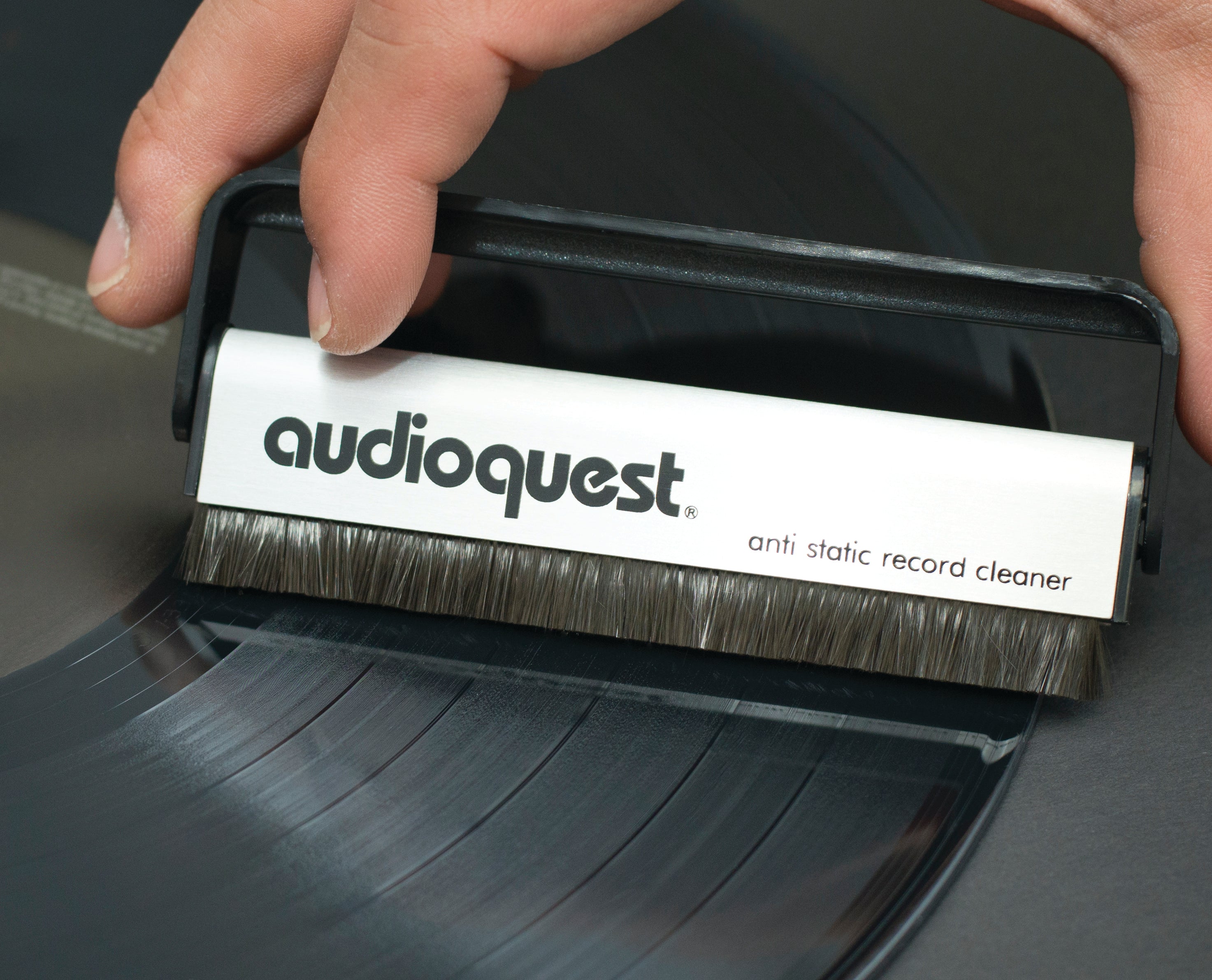 Cepillo para tornamesas Anti-Static Record Brush Audioquest